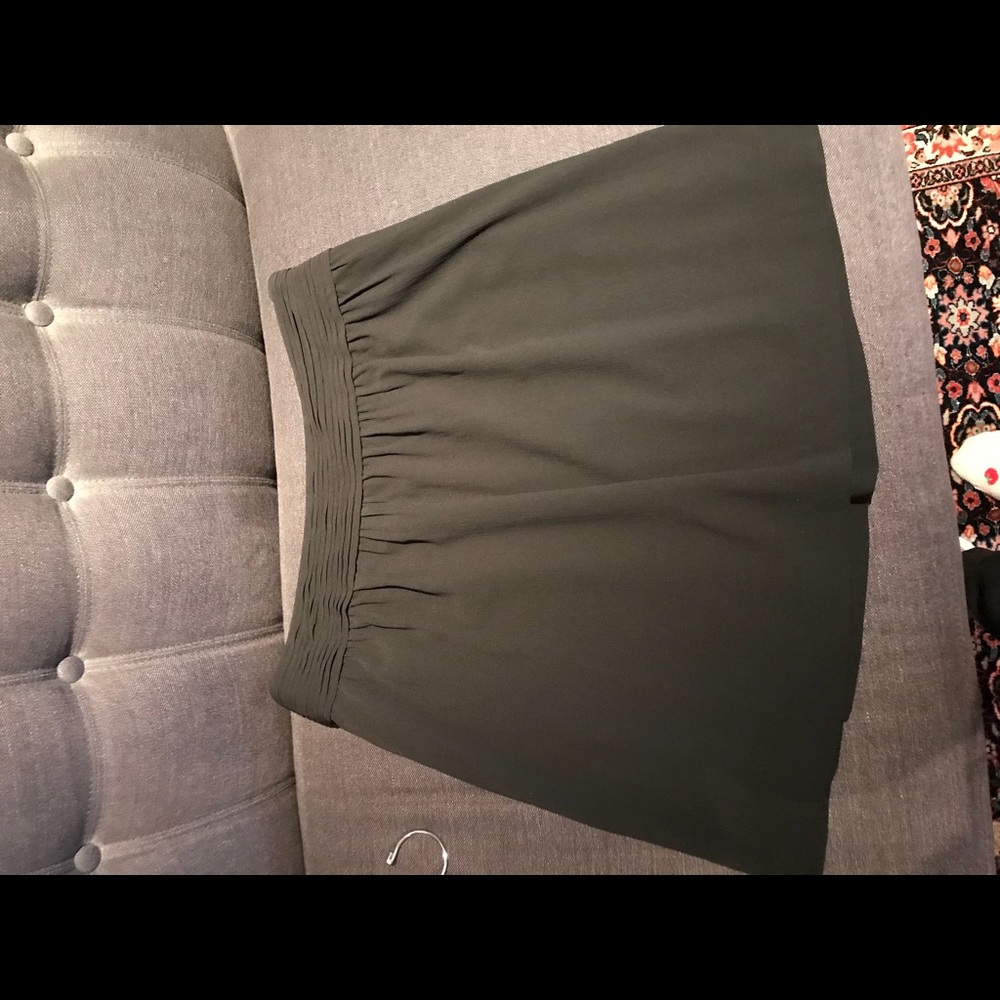 ann taylor loft black skirt